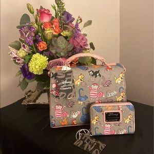 Loungefly Disney Cats Crossbody and Wallet Set